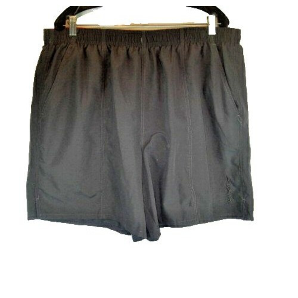 Mens Speedo Dark Gray Lined Swim Board Shorts sz 2XL x 7
